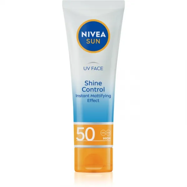 Nivea SUN UV FACE ľahký zmatňujúci pleťový krém na opaľovanie SPF 50 50 ml