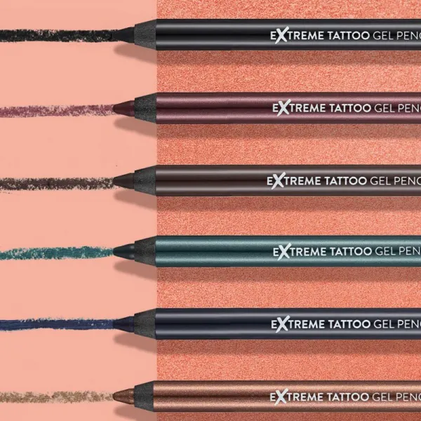 flormar Extreme Tattoo Gel Pencil vodeodolná gélová ceruzka na oči odtieň 03 Deep Green 1.2 g