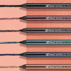 flormar Extreme Tattoo Gel Pencil vodeodolná gélová ceruzka na oči odtieň 03 Deep Green 1.2 g