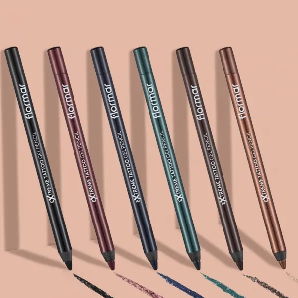 flormar Extreme Tattoo Gel Pencil vodeodolná gélová ceruzka na oči odtieň 03 Deep Green 1.2 g