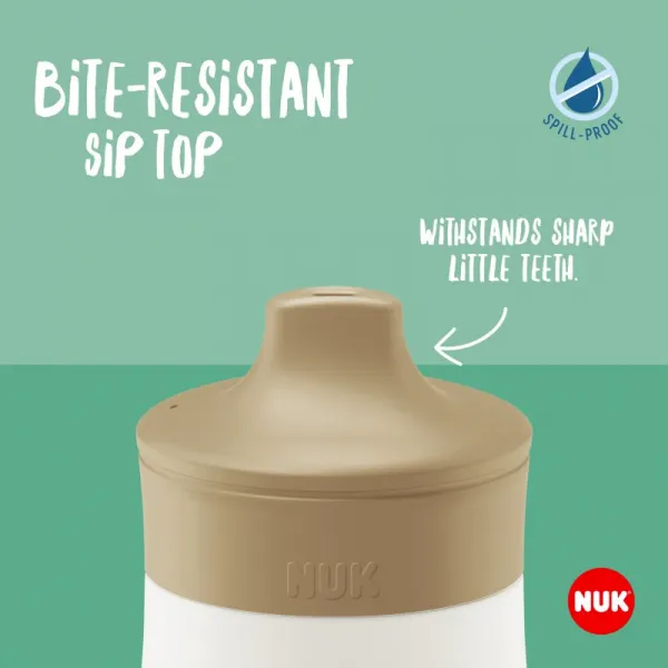 Detská fľaša NUK Mini-Me Sip nerez 300 ml (9+ m.) purple