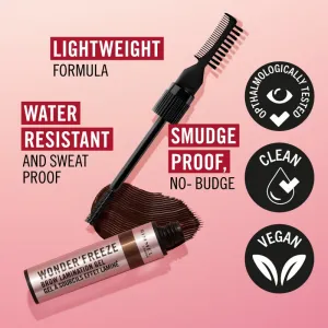 Rimmel Wonder'Freeze gélová riasenka na obočie odtieň 003 Medium Brown 6 g