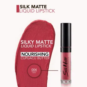 flormar Silk Matte dlhotrvajúci matný tekutý rúž odtieň 004 Daisy 4,5 ml