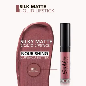 flormar Silk Matte dlhotrvajúci matný tekutý rúž odtieň Tender Terra 4,5 ml