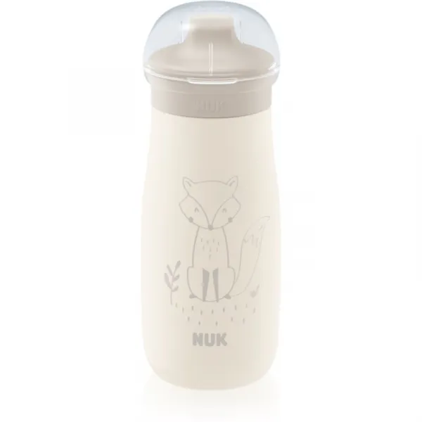 Detská fľaša NUK Mini-Me Sip nerez 300 ml (9+ m.) purple