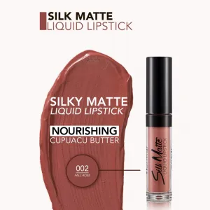 flormar Silk Matte dlhotrvajúci matný tekutý rúž odtieň 002 Fall Rose 4,5 ml
