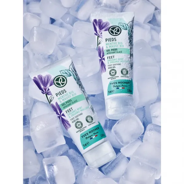 Yves Rocher Pieds chladivý gél na nohy Organic Mint & 75 ml