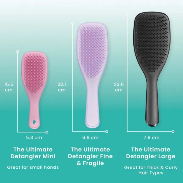 Tangle Teezer The Ultimate Detangler Fine & Fragile plochá kefa pre krehké vlasy Hypnotic Heather 1 ks