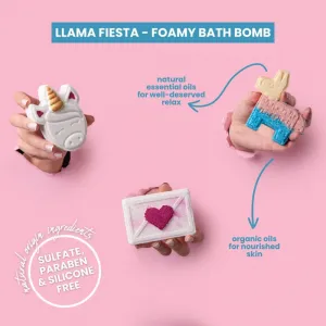 Soaphoria Bath Bomb Llama Fiesta bomba do kúpeľa 85 g