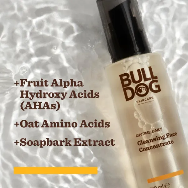 Bulldog Anytime Daily Cleansing Face Concentrate čistiace pleťové tonikum 100 ml