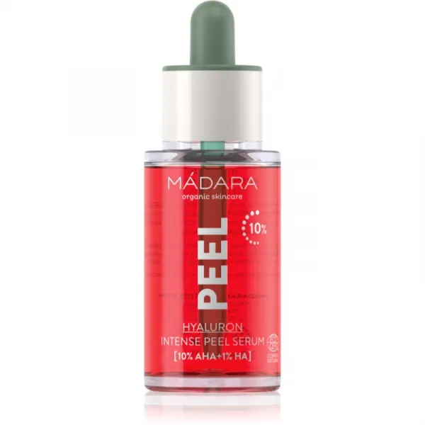 MÁDARA Peel hyalurónové sérum s peelingovým efektom 30 ml