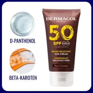 Dermacol Sun Water Resistant vodeodolný opaľovací krém na tvár SPF 50 50 ml