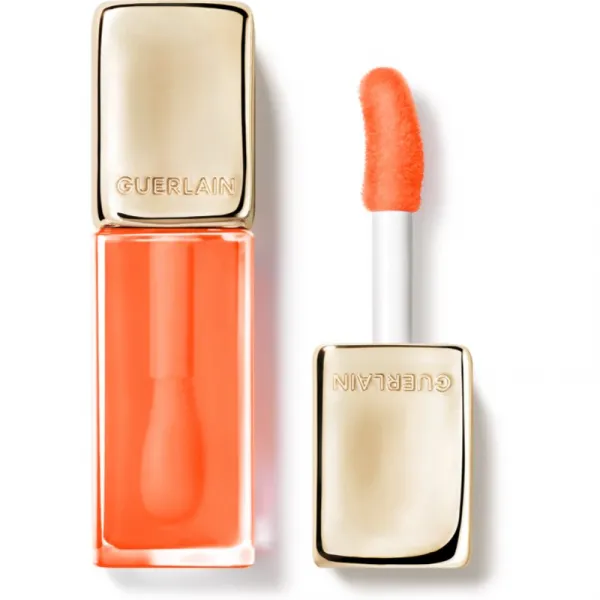 GUERLAIN KissKiss Bee Glow Oil olej na pery s medom odtieň 319 Peach Glow 9,5 ml