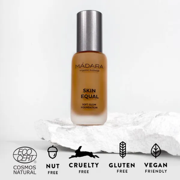 MÁDARA Skin Equal ľahký podkladový krém SPF 15 odtieň Fudge 80 30 ml
