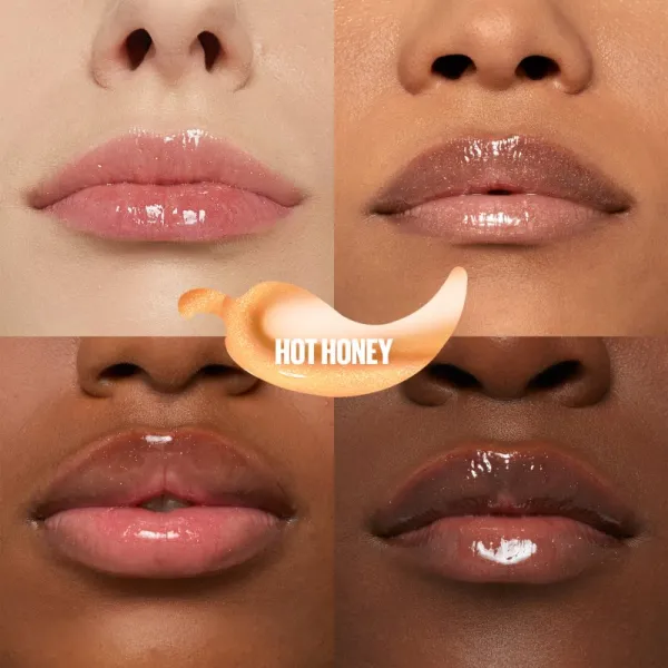 MAYBELLINE NEW YORK Lifter Plump lesk na pery so zväčšujúcim efektom odtieň 008 Hot Honey 5.4 ml