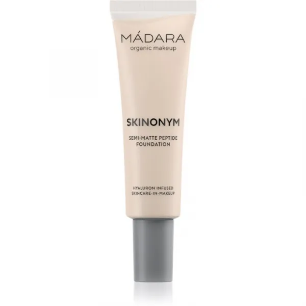 MÁDARA Skinonym Semi-Matte Peptide dlhotrvajúci make-up s peptidmi odtieň Porcelain 10 30 ml
