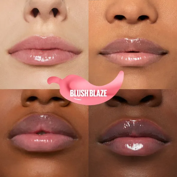 MAYBELLINE NEW YORK Lifter Plump lesk na pery so zväčšujúcim efektom odtieň 001 Blush Blaze 5.4 ml
