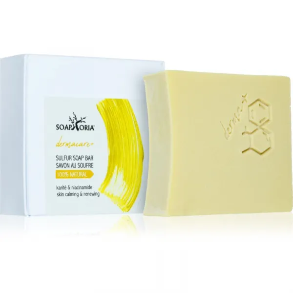 Soaphoria Dermacare+ Sulphur sírové mydlo pre hĺbkové čistenie 125 g