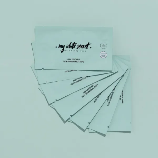 My White Secret Non - Peroxide Teeth Whitenings Strips bieliace pásiky na zuby 7 ks