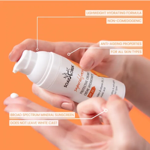 Soaphoria SuperDefense hydratačný a ochranný krém s peptidmi SPF 20 50 ml