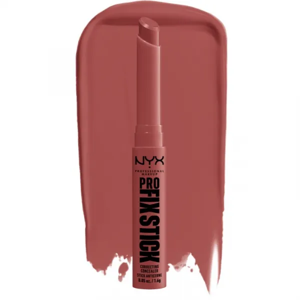 NYX Professional Makeup Pro Fix Stick korektor pre zjednotenie farebného tónu pleti odtieň 0.6 Brick Red 1.6 g