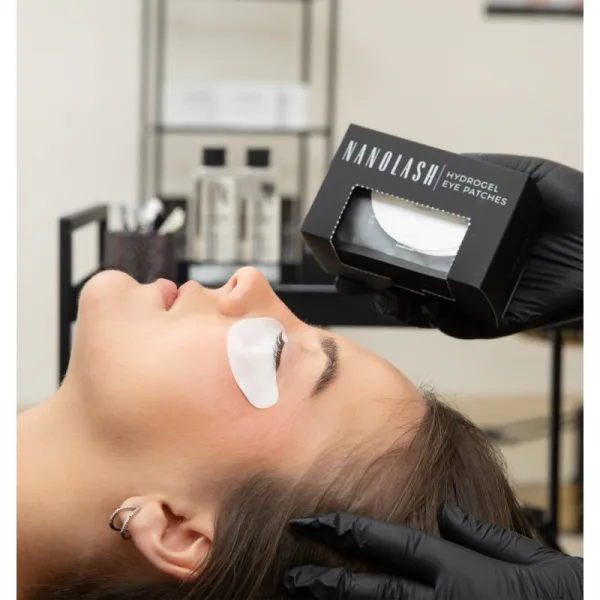 Nanolash Hydrogel Eye Patches hydrogélové vankúšiky na predĺženie mihalníc 100 ks