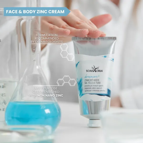 Soaphoria Dermacare+ Zinc regeneračný krém na telo a tvár 75 ml