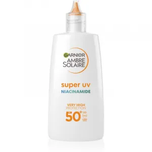 Garnier Ambre Solaire Super UV Niacinamide ľahký ochranný fluid proti nedokonalostiam pleti SPF 50+ 40 ml
