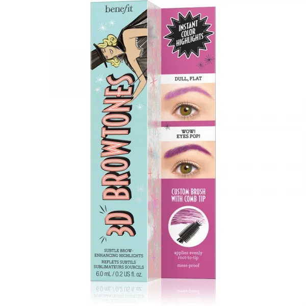 Benefit 3D BROWtones gél na obočie odtieň Magenta 6 ml