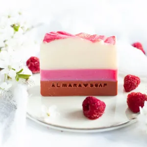 Almara Soap Fancy Božské Maliny ručne vyrobené mydlo 100 g