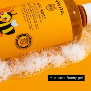 Apivita Mini Bees Gentle Kids Shower Gel Orange&Honey sprchový gél na telo a vlasy 500 ml