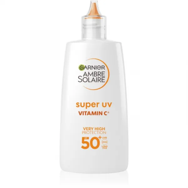 Garnier Ambre Solaire Super UV Vitamin C ľahký ochranný fluid proti tmavým škvrnám SPF 50+ 40 ml