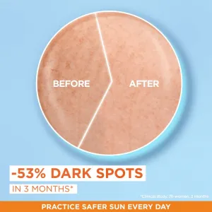 Garnier Ambre Solaire Super UV Vitamin C ľahký ochranný fluid proti tmavým škvrnám SPF 50+ 40 ml