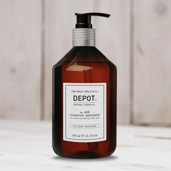 Depot 600 BODY SOLUTIONS NO. 605 CLEANSING HAND SHAKE čistiaci gél na ruky 500 ml