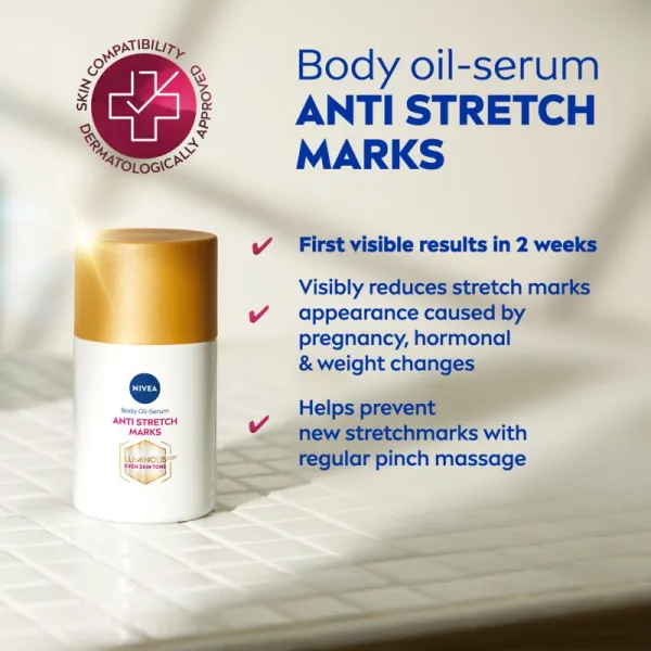 Nivea Luminous630 Telové olejové sérum 100 ml