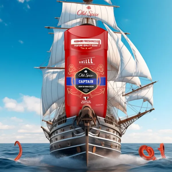 Old Spice Captain tuhý dezodorant pre mužov 2x50 ml