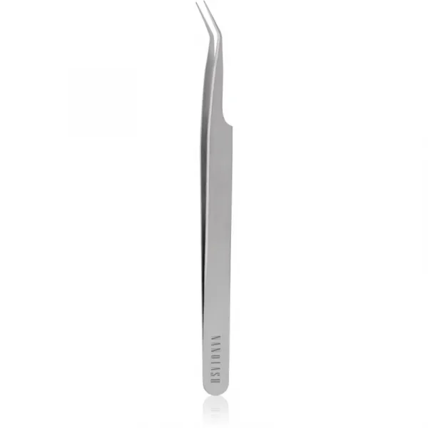 Nanolash Eyelash Tweezers Curved pomôcka pre aplikáciu umelých mihalnic 1 ks