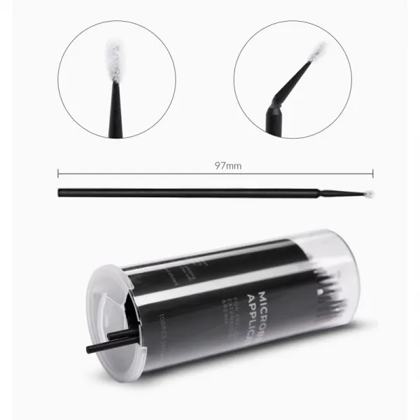 Nanolash Microbrush kefka na mihalnice 2 mm 100 ks