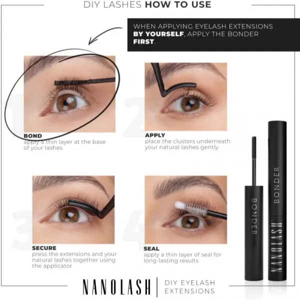 Nanolash DIY Bonder lepidlo na umelé mihalnice 5 ml