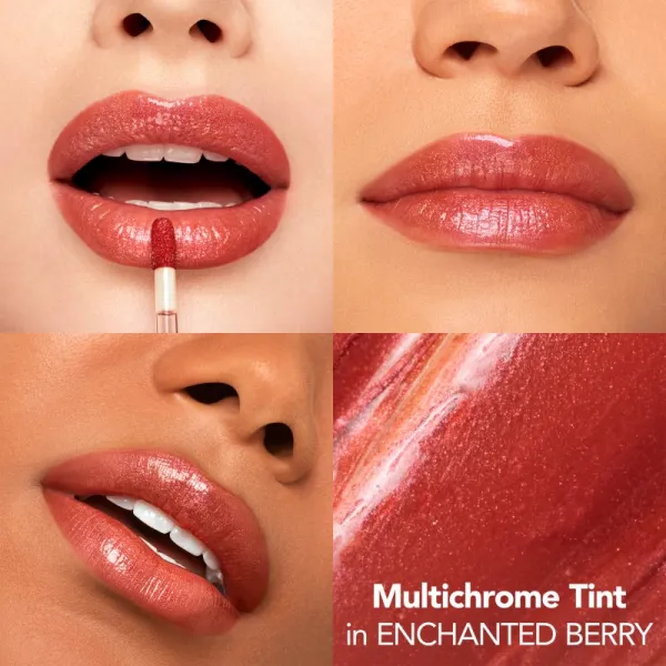 Buxom PLUMP SHOT™ COLLAGEN PEPTIDES ADVANCED PLUMPING MULTICHROME LIP SERUM trblietavý lesk na pery so zväčšujúcim efektom odtieň Enchanted Berry 4 ml