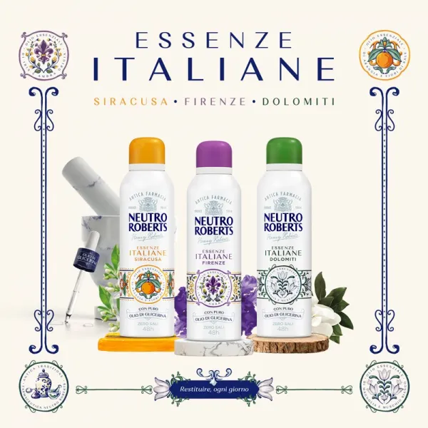 Neutro Roberts Italiane Firenze dezodorant v spreji so 48hodinovým účinkom 200 ml