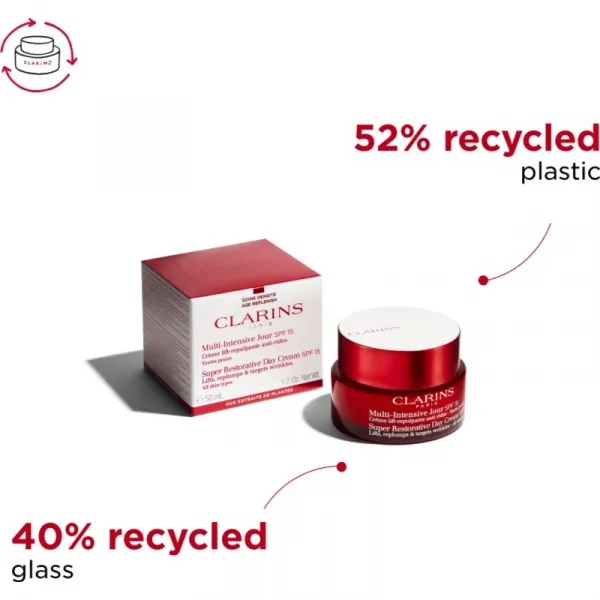 Clarins Super Restorative Day Cream SPF 15 omladzujúci denný krém SPF 15 50 ml