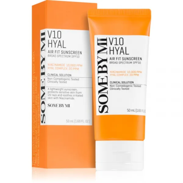Some By Mi V10 Hyal Air Fit Sunscreen ľahký ochranný krém na tvár SPF 50+ 50 ml