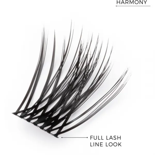 Nanolash DIY Eyelash Extensions trsové nalepovacie mihalnice bez uzlíka Harmony 36 ks