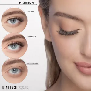 Nanolash DIY Starter Kit sada na domáce predĺženie rias Harmony