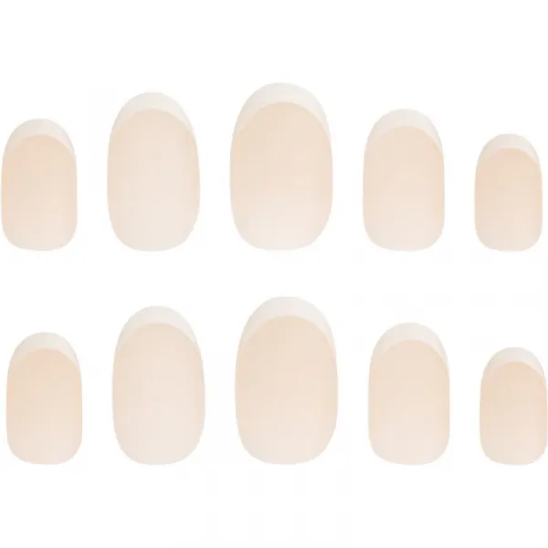 Nail HQ Oval French umelé nechty 24 ks