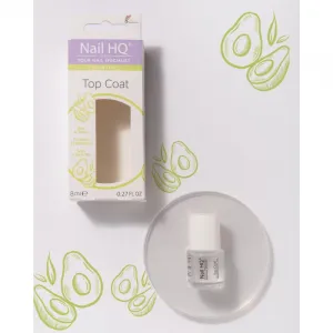 Nail HQ Essentials Top Coat vrchný lak na nechty bez použitia UV/LED lampy 8 ml