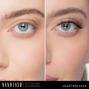 Nanolash DIY Starter Kit sada na domáce predĺženie rias Heartbreaker