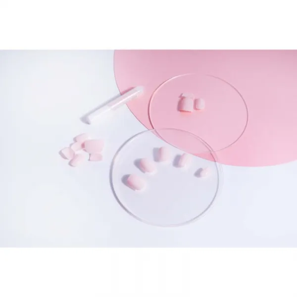 Nail HQ Square umelé nechty odtieň Baby Pink 24 ks