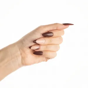 Nail HQ Almond umelé nechty Chocolate Envy 24 ks